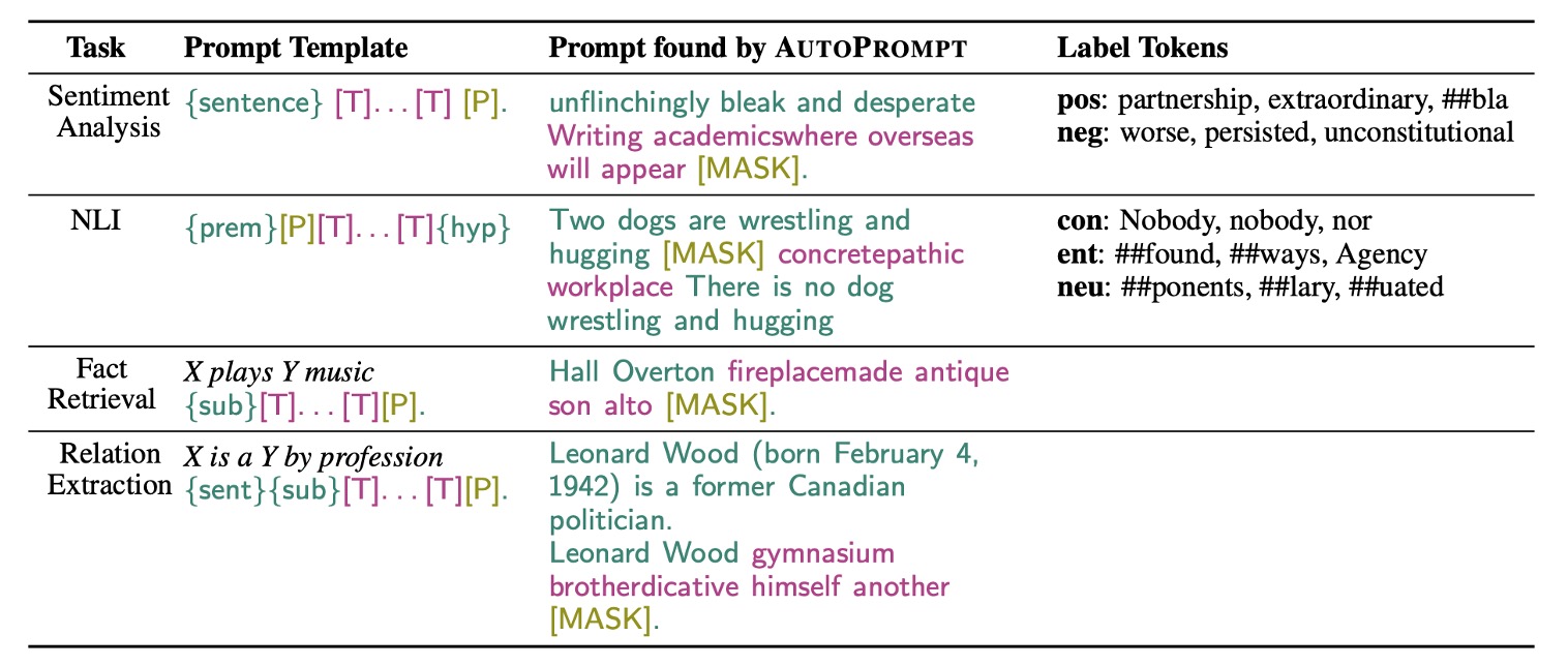 example prompts