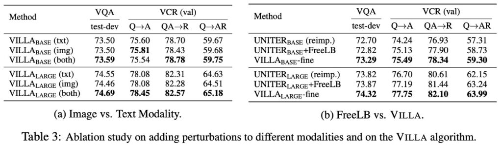 Image vs. Text Modality